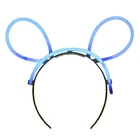 Zac's Alter Ego Set of 5 Glow Bunny Ears Headband Light Up Hairband for Parties