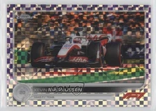 2022 Chrome Formula 1 F1 Cars Purple Checker Flag Refractor Kevin Magnussen 10no