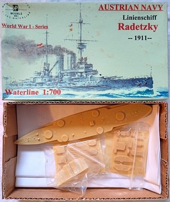 HP Models WW I WL KK 004 K.u.K. Marine Linienschiff S.M.S. Radetzky 1:700