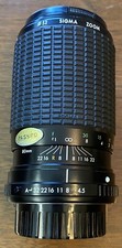Sigma, 80-200 Zoom Lens, 1:4.5 5.6, EX Condition