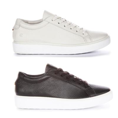 Ecco Soft 60 Low Profile Wrap Walking Women Sneaker Leather White US 5- 12