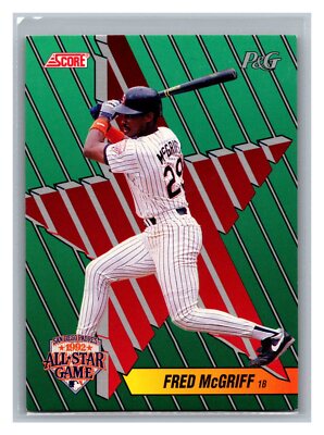 1992 Score Procter & Gamble Fred McGriff #11