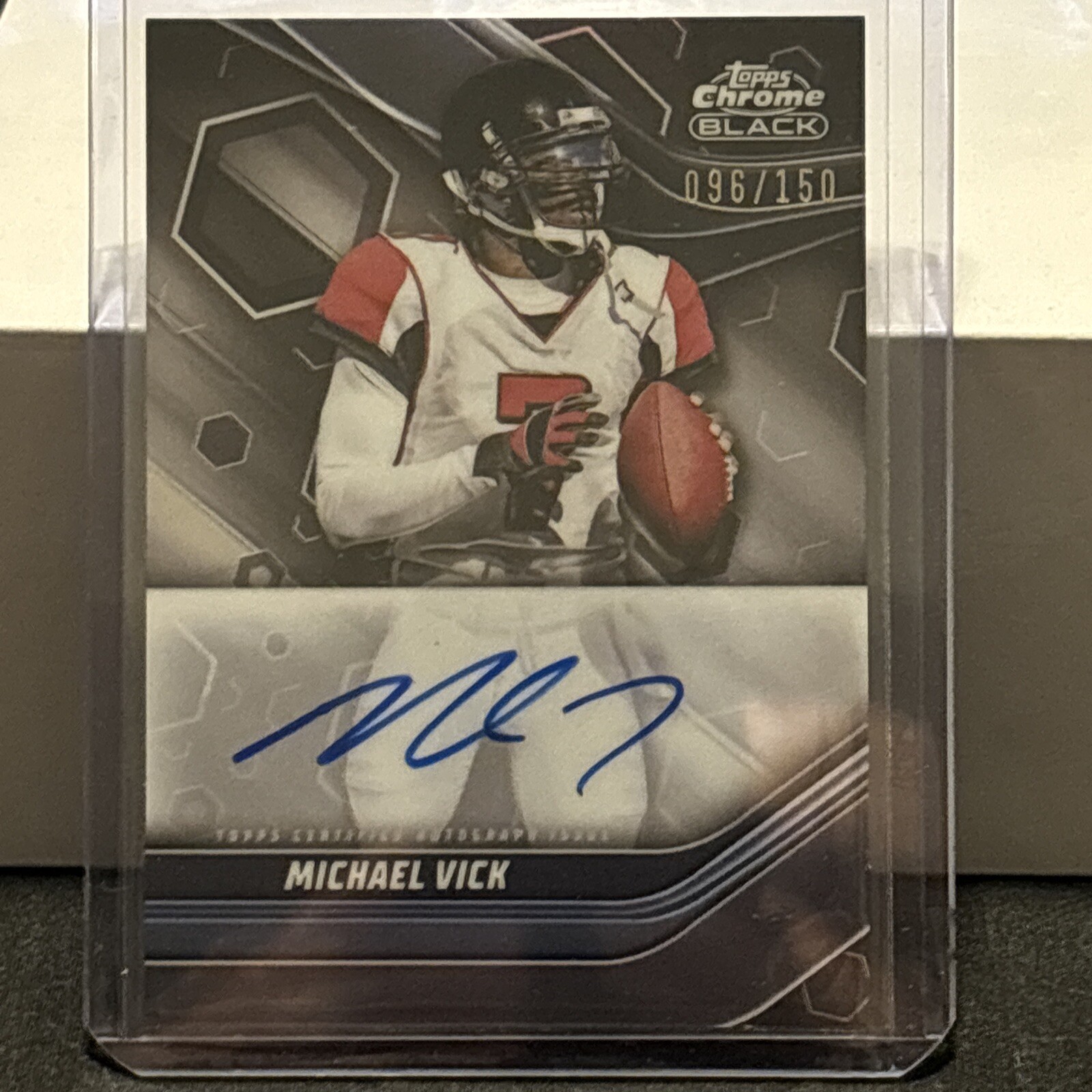 2023 Topps Composite Michael Vick Chrome Black Refractor Auto /150