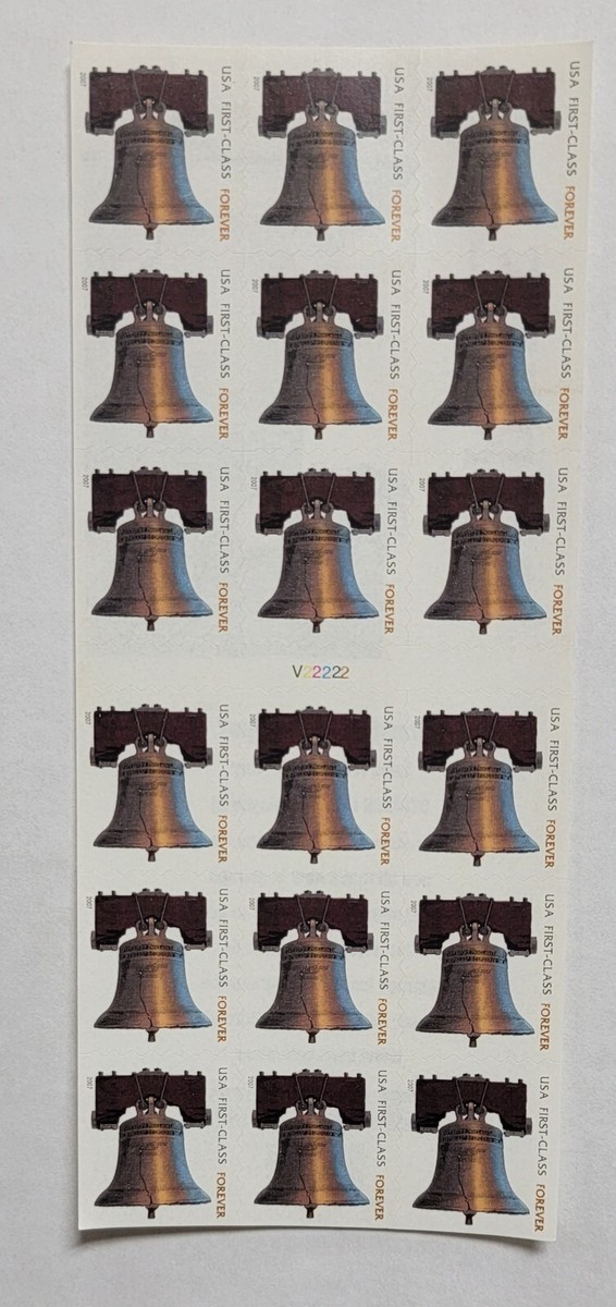 Liberty Bell US Stamp V22222 x1 Sheet of 18 Forever Stamps MNH