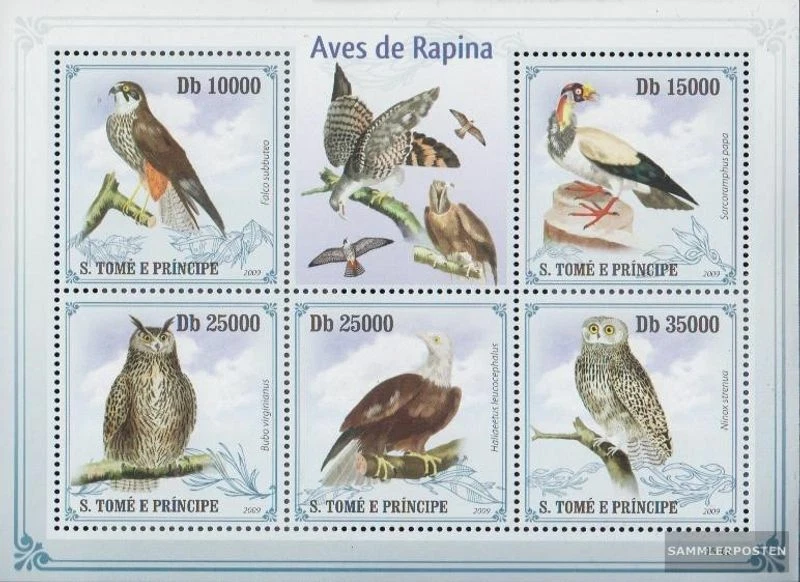 Sao Tome e Principe 4266-4270 Feuille miniature (complète edition) neuf avec gom - Photo 1/1