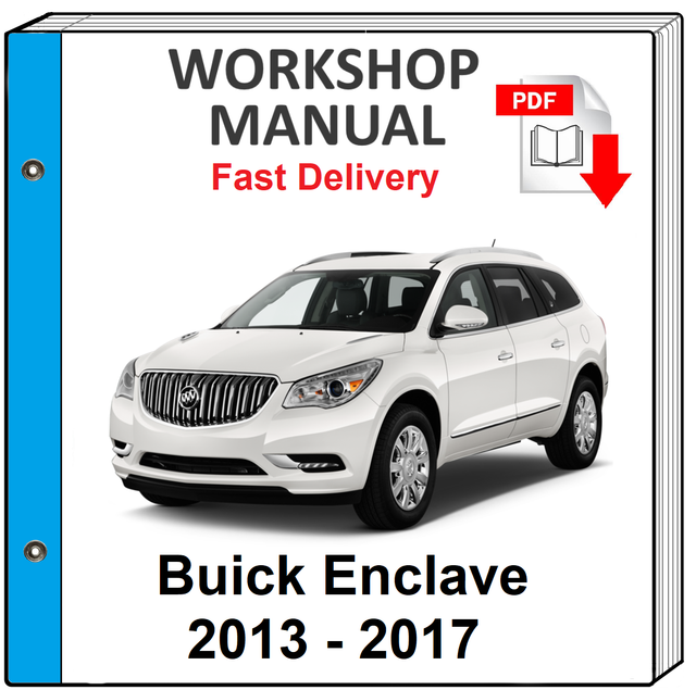 2016 Buick Enclave Owners Manual With Case And Navigation OEM Free