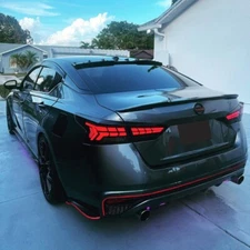 Smoked LED Tail Lights For Nissan Altima Sedan 2019-2025 Sequential Brake Light
