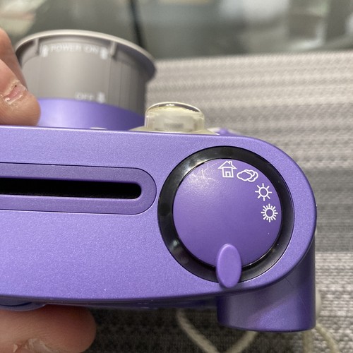 Polaroid 300 Instant Film Camera Purple Vintage Works…. Needs Film And Insert.  - Picture 9 of 11