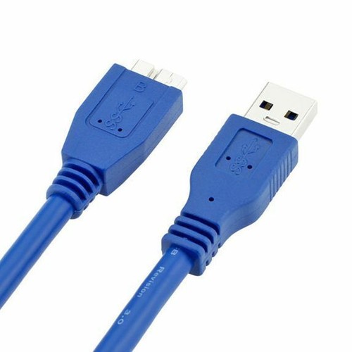 3m SuperSpeed USB 3.0 Micro B Hard Drive Cable For Seagate WD Toshiba PC Camera - Picture 8 of 11