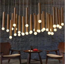 Modern Art Design Wooden Pendant Lamp Ceiling Light Chandelier Lighting Yc.M