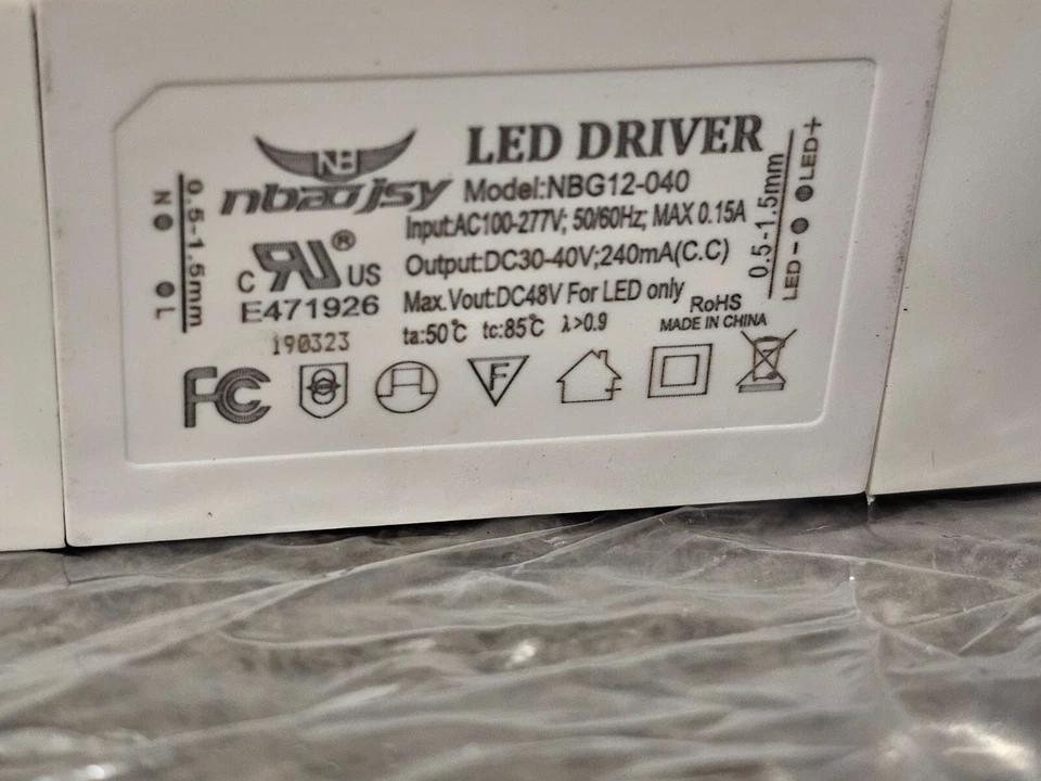 4" 12W Led Reflector Bulb Spotlight 3000K Driver AR111-10G53 NBG12 120V Light - Image 3 of 4