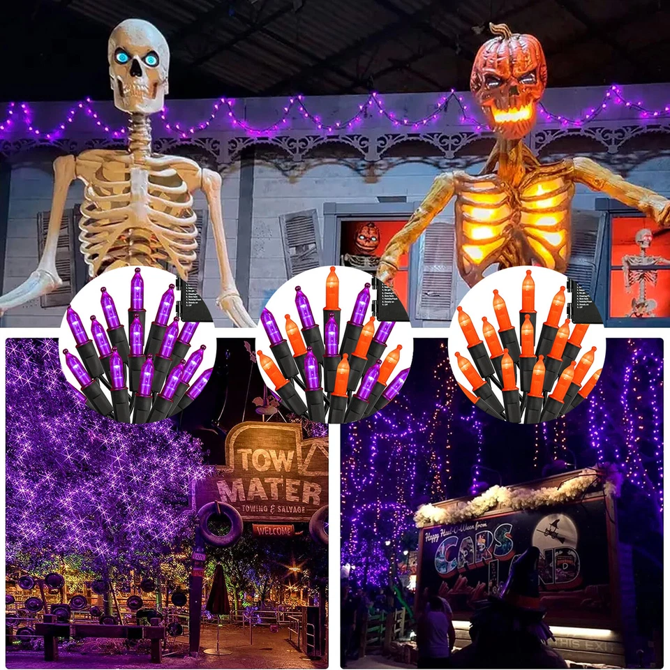 50/100LED Battery Mini String Light 8 Modes with Timer Outdoor Lights Waterproof - Image 4 of 4