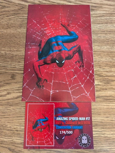 Amazing Spider-man #17 | Dell'Otto Virgin Variant W/ COA | Marvel Comics 2023