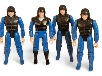 4x Vintage Actionfigur 1994 Orion Toy Island Robocop Madigan Figur ca. 10,5cm