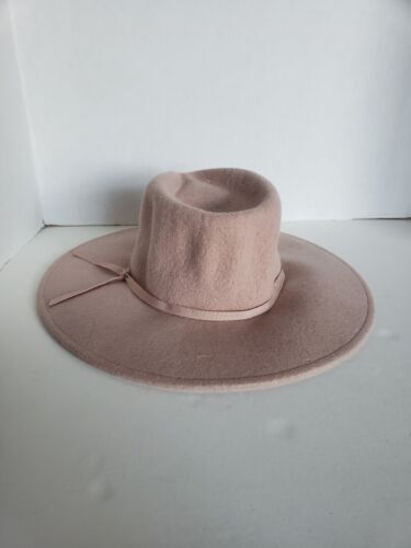 NWT BRIXTON TILLY'S WOMEN'S EMMA FELT HAT BLUSH $57.99 - Picture 3 of 8