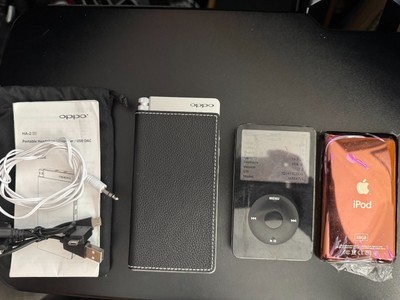 iPod classic 5th generation 30gb + Oppo HA-2se = Purple Back Cover