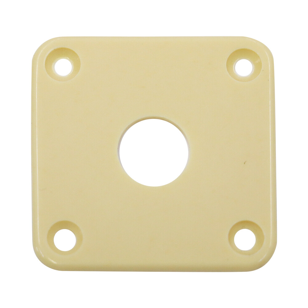 Hosco P-100I Les Paul Jack Plate, square, cream