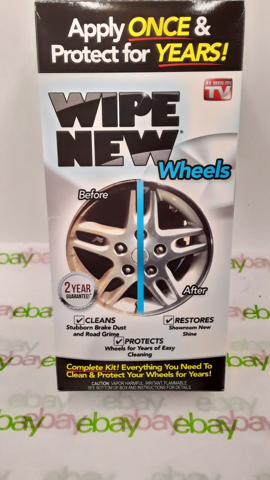 Wipe New Wheel and Tire Restoration Kit AS SEEN ON TV 