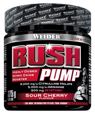 Weider Rush Pump 375g Citrullin Arginin Niacin Zink Tyrosin (85,31 /kg)