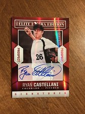 Ryan Castellani 2014 Elite Extra Signatures Red Auto #92 Colorado Rockies /499