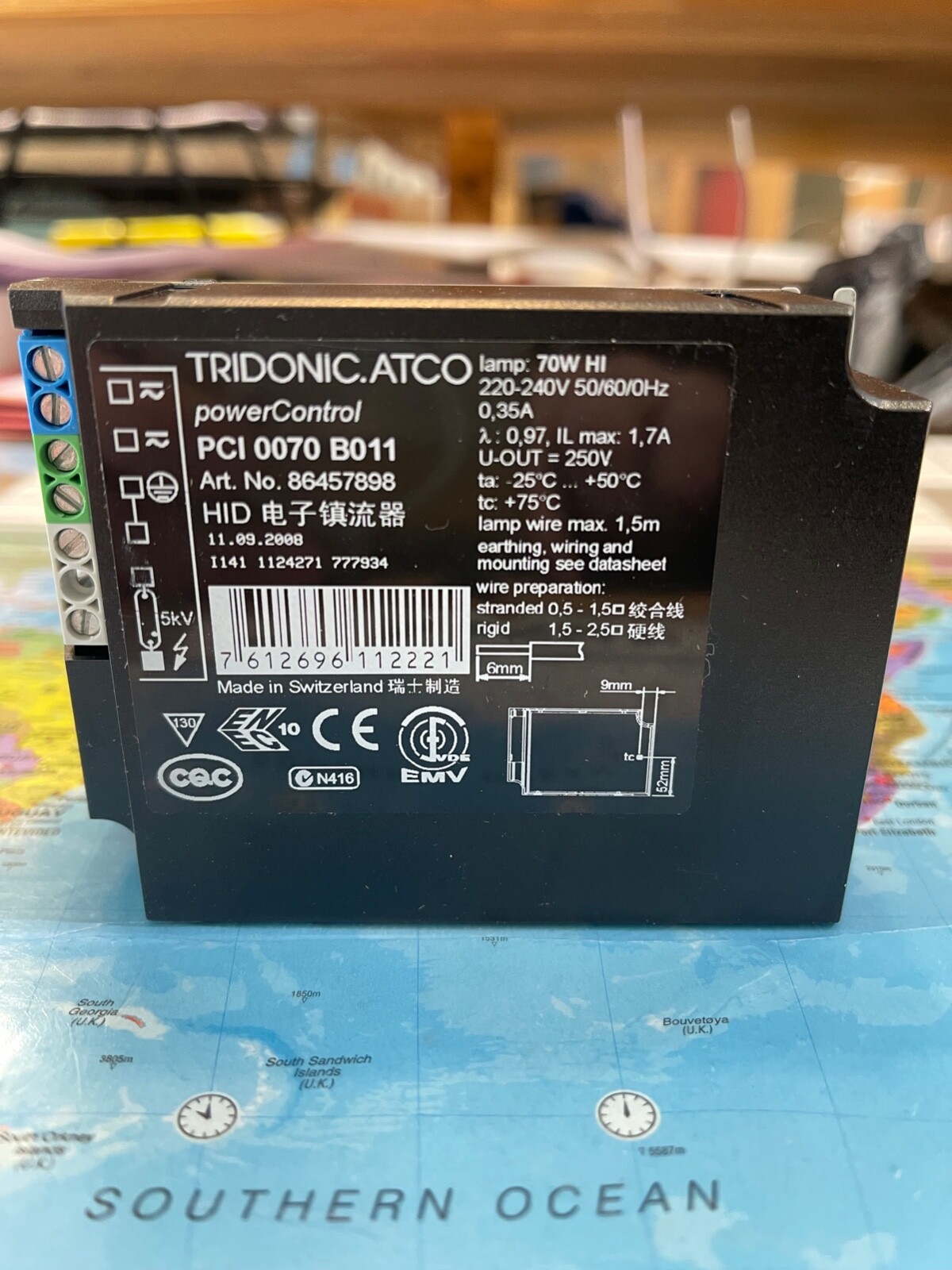 Tridonic Atco Power Control PCI 0070 B011 Lamp 70w Art 86457898  