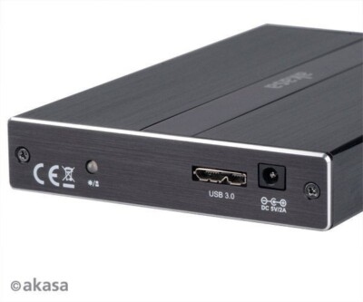 AKASA Noir Max USB3.0 Enclosure for NB 2.5'' HDD AK-NR2SU3-BK