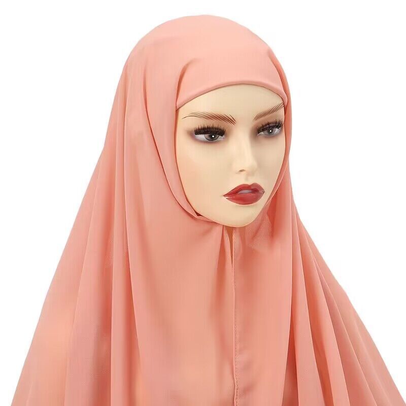 Hijab - Foulard Da Donna Musulmana, Di Alta Qualità Turca, Moderni, In Chiffon Islamico, Per Donne E Donne, In Morbido Chiffon, Per Hijab, O J, Taglia Unica - Foto 9