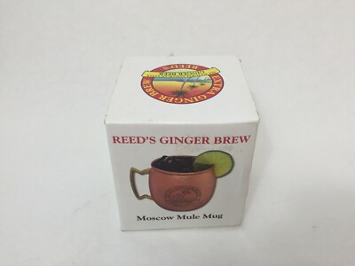 Reed's Ginger Brew Moscow Mule Mug, New in Box 