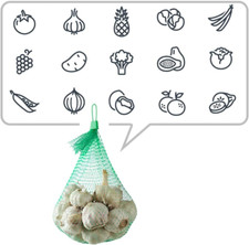 100Pcs Egg Hatching Stretchable Reusable Strong Plastic Mesh Bags 15 Inch  NEW