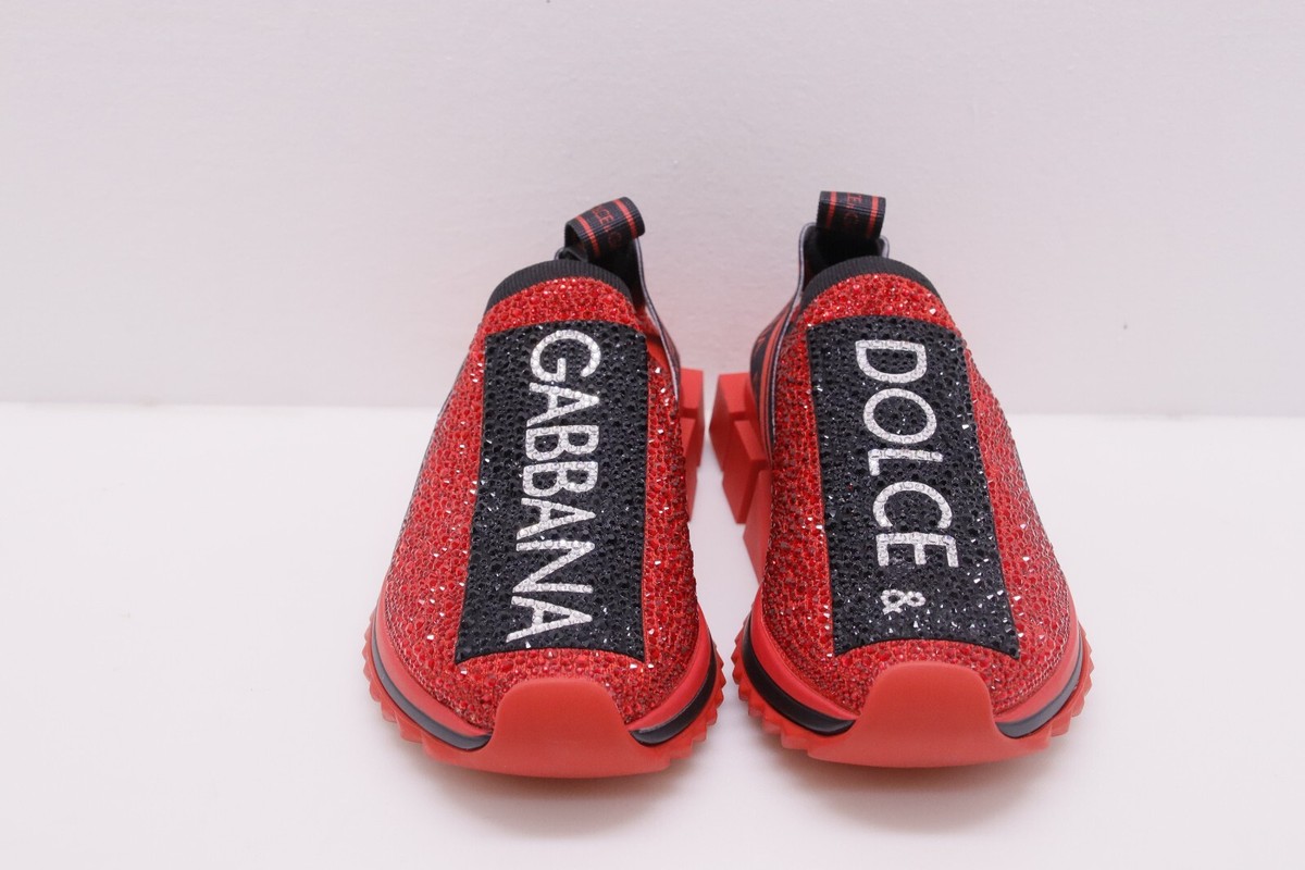 Dolce & Gabbana Sorrento Slip On Red Crystal CK1644-AZ284-0 Dolce & Gabbana Sorrento Slip On Red Crystal CK1644-AZ284-0
