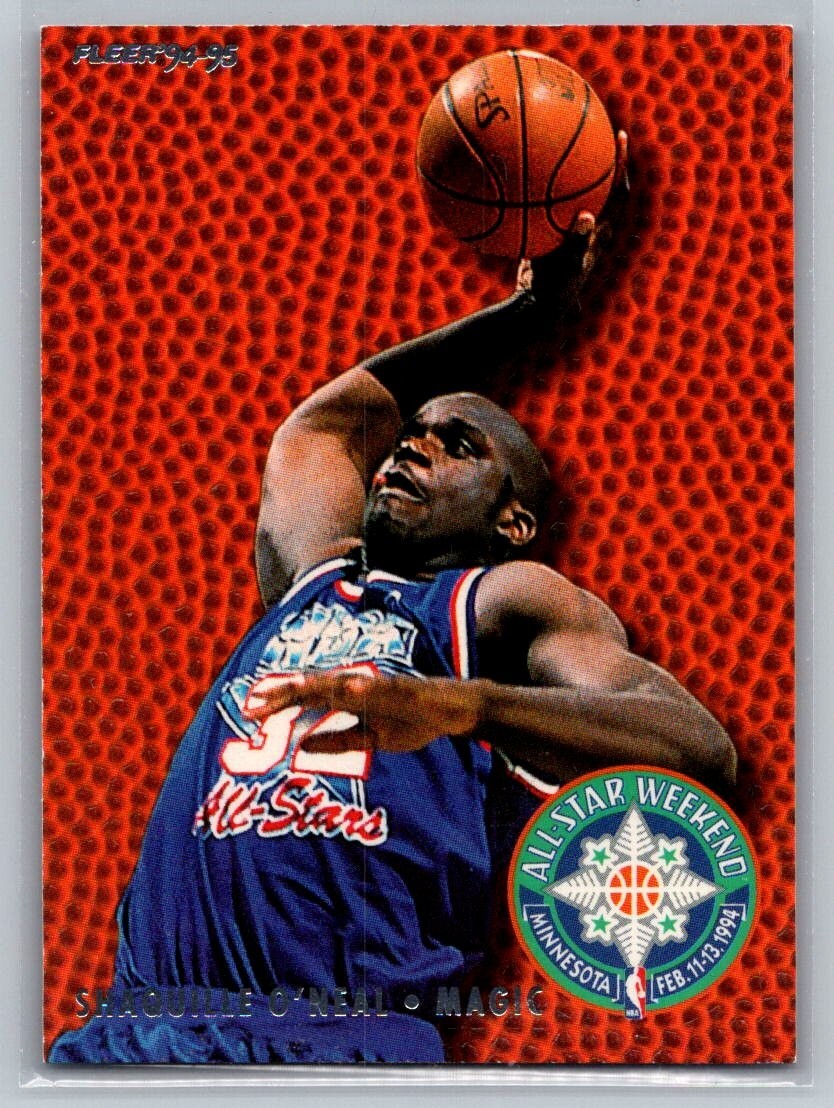 1994-95 Fleer Shaquille O'Neal #9 All Star Weekend Insert