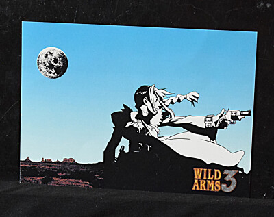Wild Arms 3 Postcard PlayStation 2 ~  4'' X 6'' ~  2002