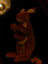 TY Beanie Baby Original Pouch the Kangaroo Nov. 6, 1996