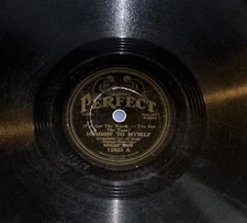 PERFECT  12823  SINGIN' SAM  HUMMIN' TO MYSELF  78 RECORD  CABIN IN THE COTTON