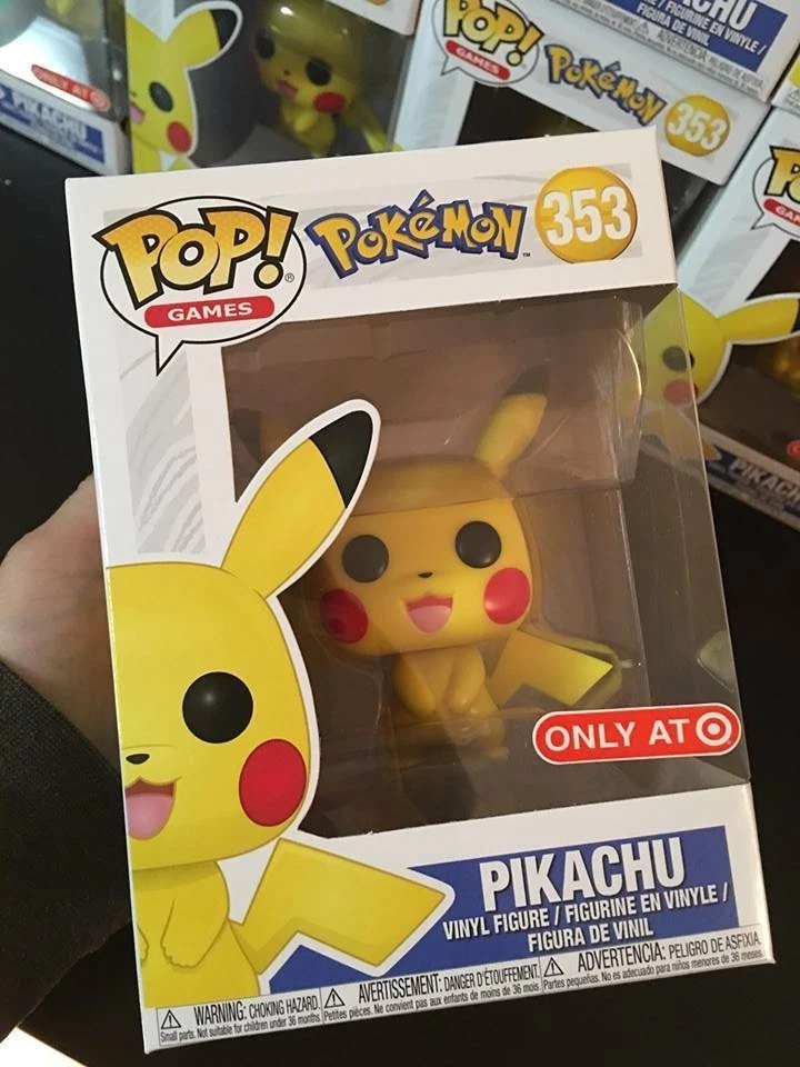 FUNKO POP GAMES POKEMON PIKACHU 353 TARGET EXCLUSIVE IN HAND