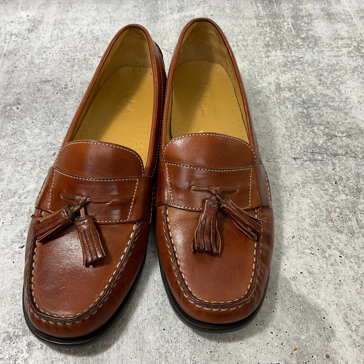 Mocassins Homme Cole Haan - Taille US 9 B (étroit) - Cuir - Occasion Très Propre