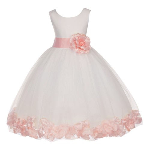 FREE SHIPPING FLOWER GIRL DRESS PAGEANT BIRTHDAY HOLIDAY CHRISTMAST PARTY BRIDAL - Picture 8 of 25