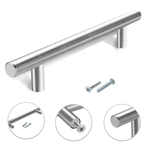 10-100x Manijas de muebles Manija de puerta Taller Manija de armario 64-320mm Manija de barra Manijas - Imagen 5 de 14