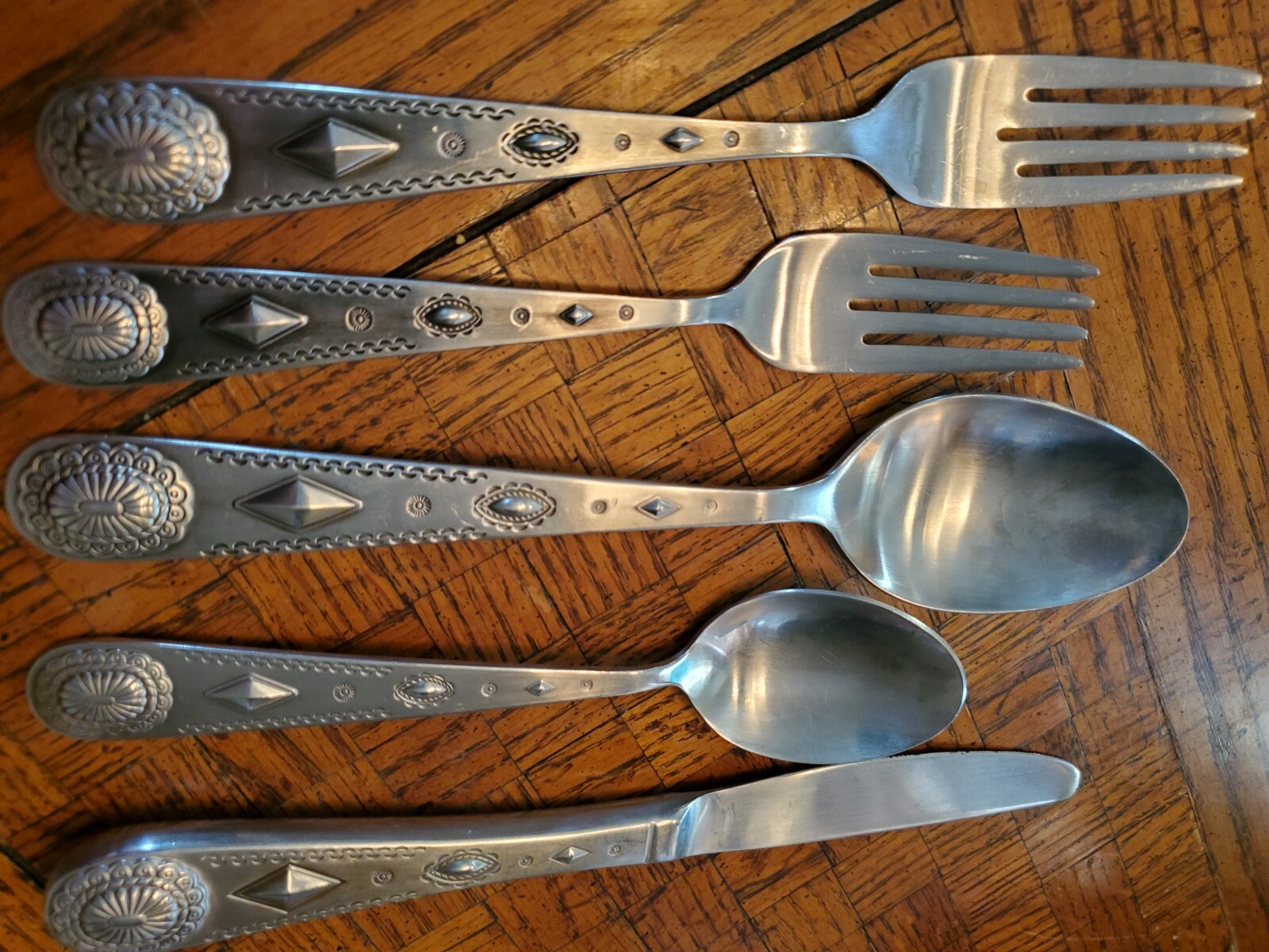 Wallace 18 10 stainless flatware. Full place setting. Taos pattern. eBay