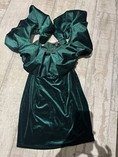 Pretty Little Thing Size 6 Green Party Dress New