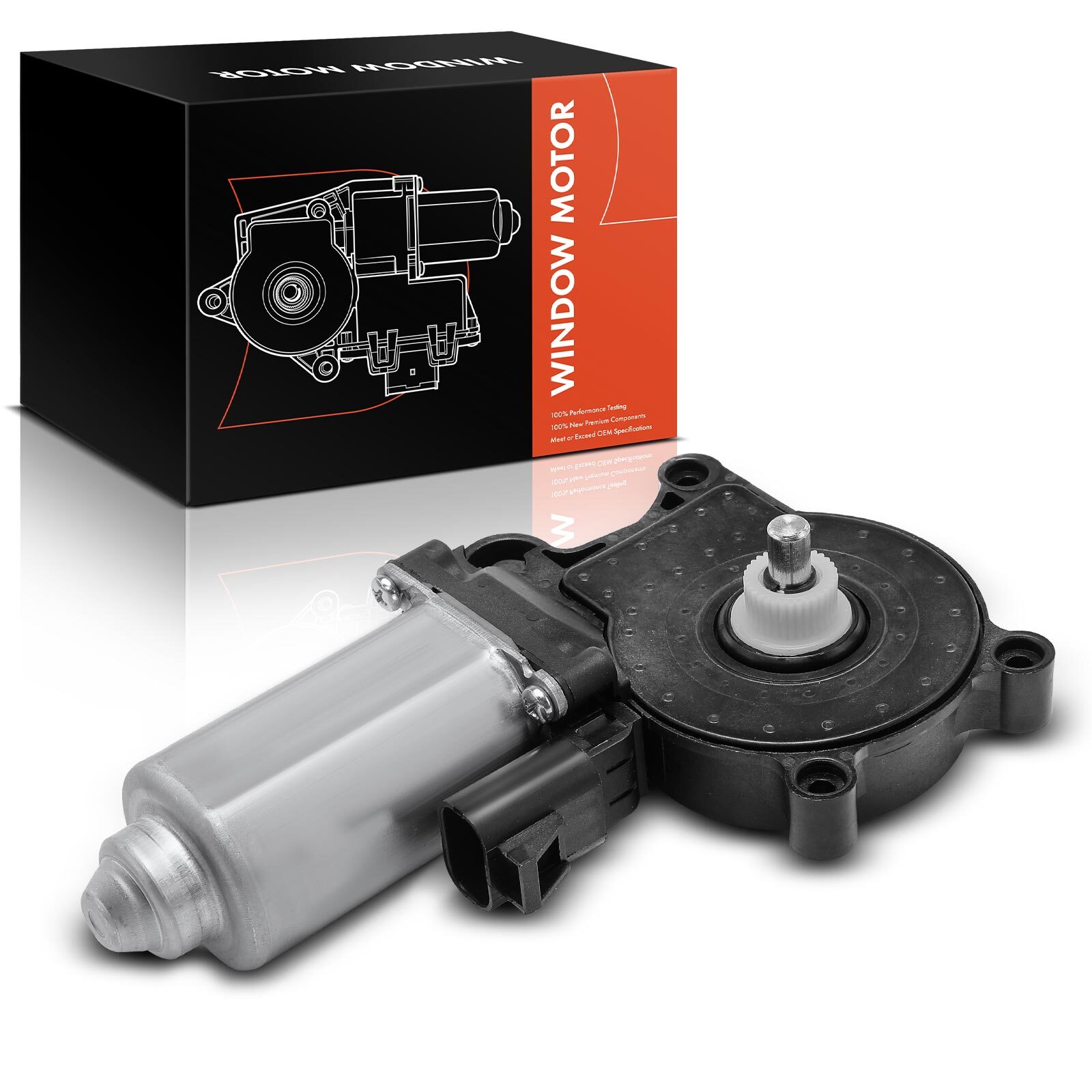 Window Motor For Rear Front or Rear Right Power Window Motor w/ 2-Pins for Chevrolet Buick ...