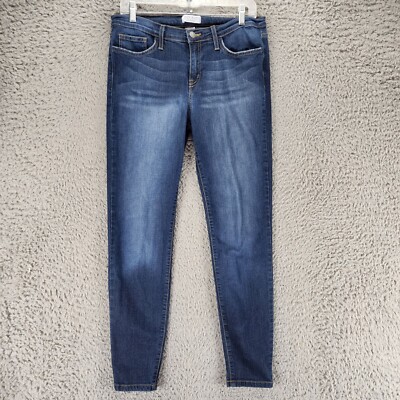 Judy Blue Jeans Womens 31 Blue Stretch Mid Rise Skinny *GUC*