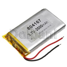 3.7V 2500mAh Internal Li-ion Polymer Builtin Battery 70x41x7.06mm 804167 16-0378