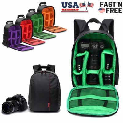 Digital Camera Waterproof Sling Backpack Shoulder Bag for Canon Nikon Sony DSLR