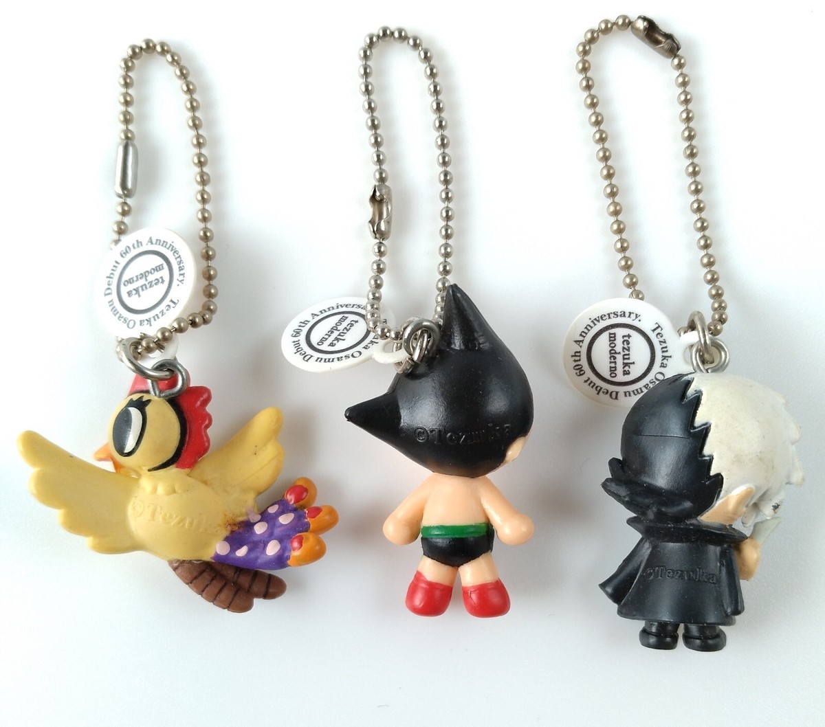 Coca Cola Astro Boy , Black Jack and Phoenix Keychain Figure Set