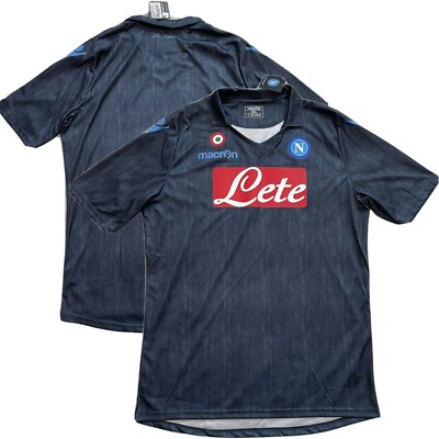 MACRON NAPOLI MAGLIA CALCIO UOMO Tg M SOCCER TRIKOT MAN