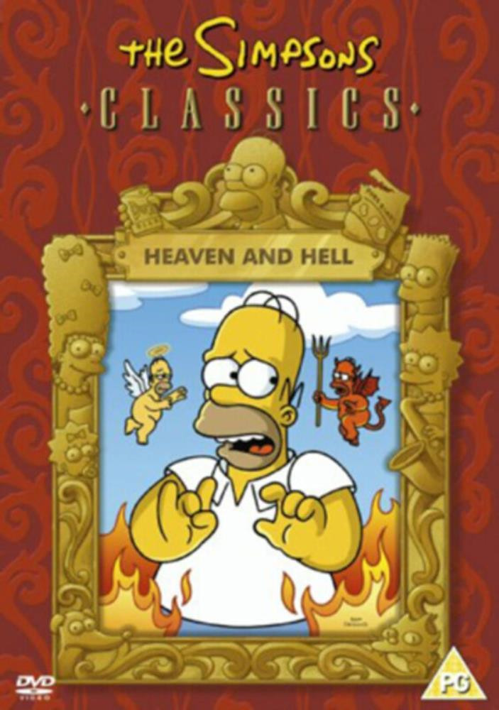 The Simpsons Heaven and Hell DVD FREE SHIPPING