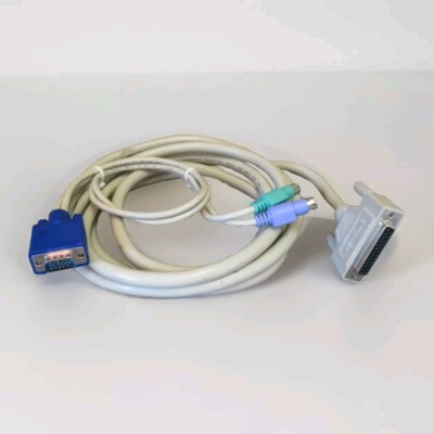 Avocent Cybex CIFCA-8A AutoView 200 400 DS1800 PS/2 KVM Cable 8ft
