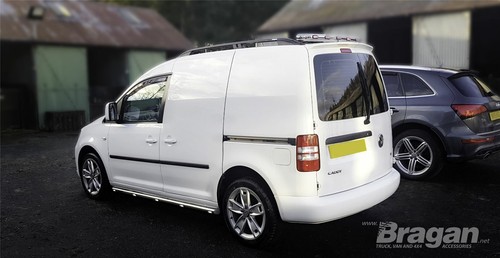 Barras Laterales + Leds Para VW Caddy Maxi 2010-15 Pulido Acero Inoxidable Tubo - Imagen 3 de 12