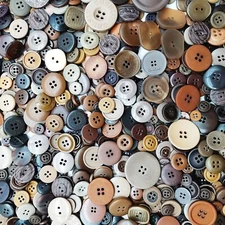 1600Pcs Brown Buttons for Crafts Assorted Sizes Button Brown in Bulk Brown Cr...